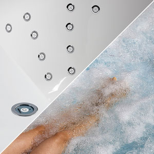 Ausführung Badewanne: Systemwanne - Aquapunktur