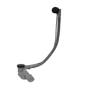 Ablaufsystem: Riho Überlaufkombination - schwarz matt - 105 cm