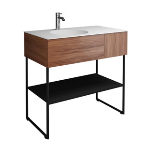 Ausführung Waschtisch: Beckenmulde Links