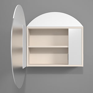 Ausführung Spiegelschrank: Türanschlag Links