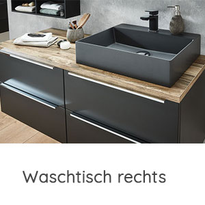 Ausführung Waschtisch: Waschtisch rechts