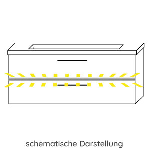 Waschtischunterschrank-Beleuchtung: LED, 12V, 7,4 Watt