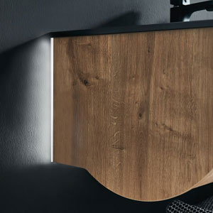 Ausführung Waschtischunterschrank: mit LED-Beleuchtung - für Möbelwaschtische