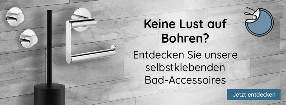 Selbstklebende Badaccessoires