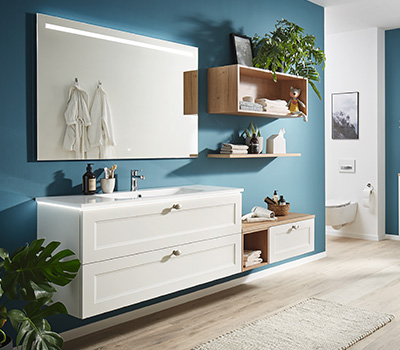 Nobilia Country Weiss Kassettenfront