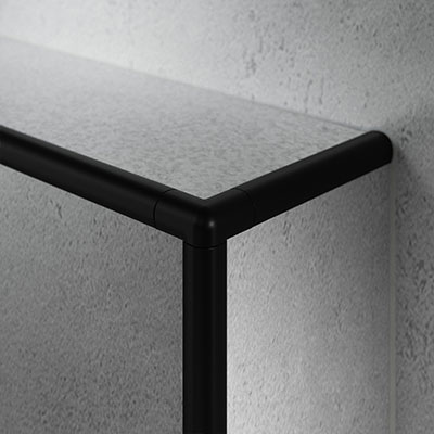 Schwarz-matt Schwarz-matt