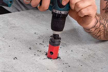 HSK Renodeco Bohrausschnitt HSK Renodeco Bohrausschnitt